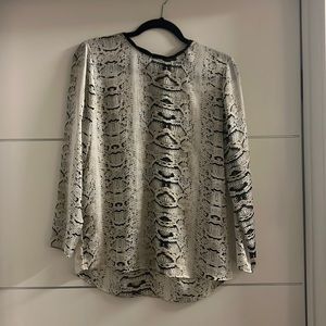 Zara Snake Print Blouse